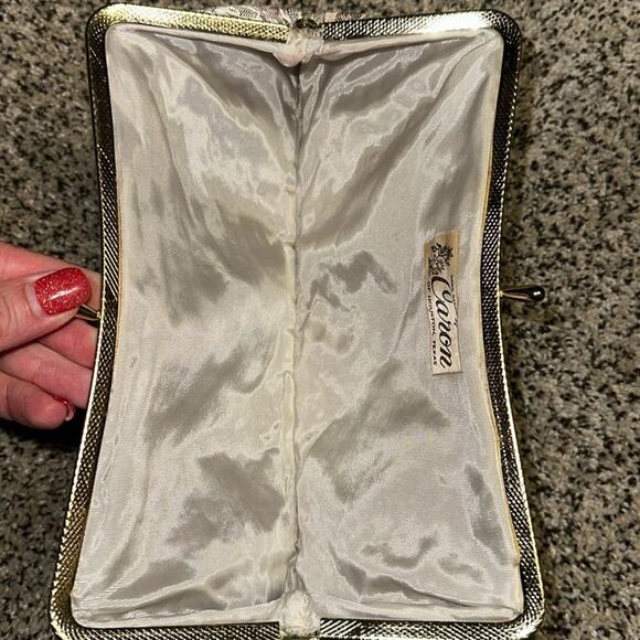 1950s Vintage Beaded Evening Bag by Caron of Houston in Excellent Condition - Picture 3 of 8